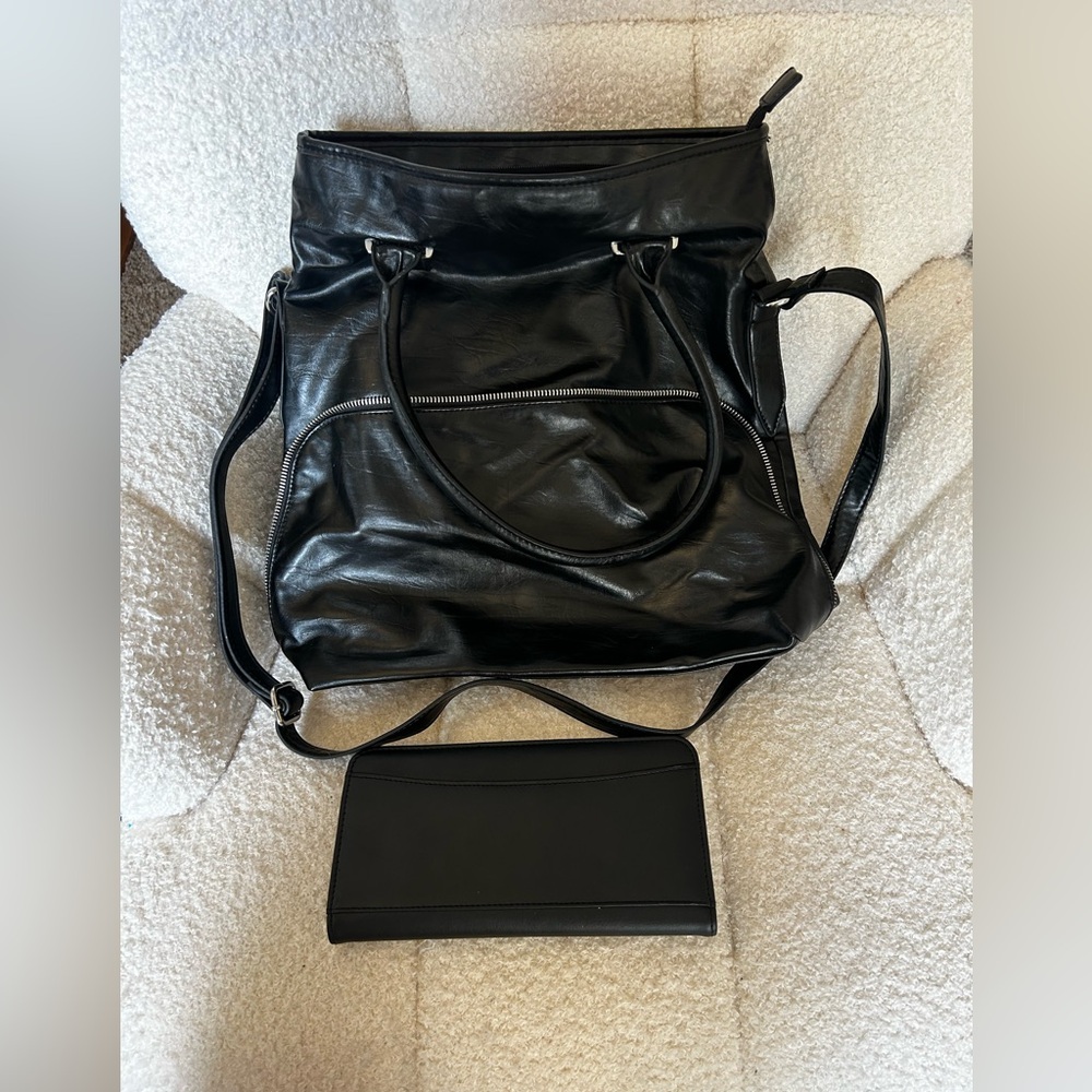Black Purse & Wallet *NWOT*